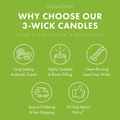 Coastal Rain Storm 3-Wick Candle