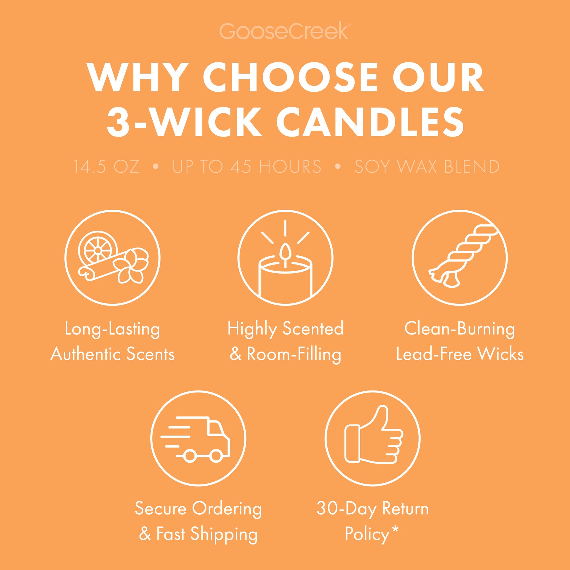 Georgia Peach 3-Wick Candle