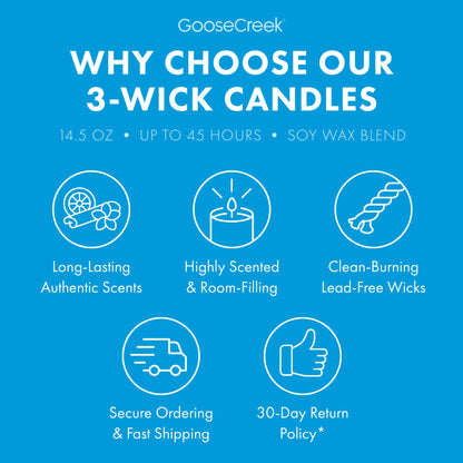 Girl Scout Trefoils™ 3-Wick Candle