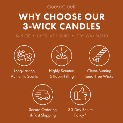 Midnight Suede 3-Wick Candle
