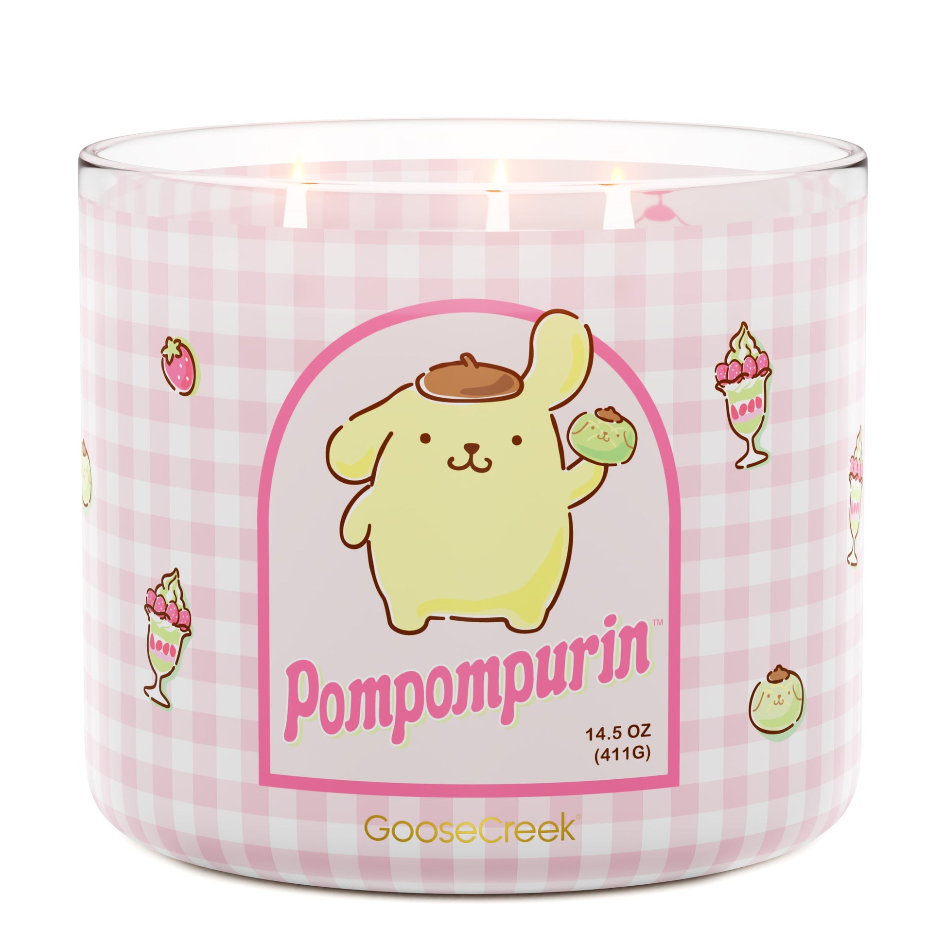 Pom Pom Purin Hello Kitty 3-Wick Candle