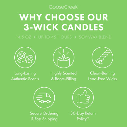 Saltwater Seagrass 3-Wick Candle