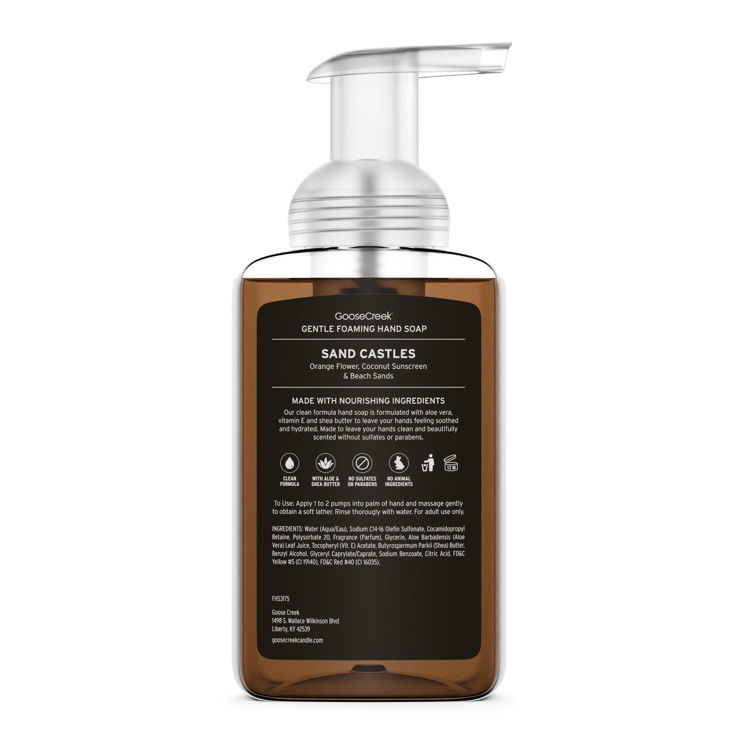 Sand Castles Lush Foaming Hand Soap